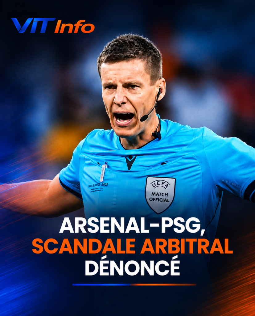 Finale de la Ligue des champions : Arsenal dénonce un arbitrage controversé après sa défaite face au PSG